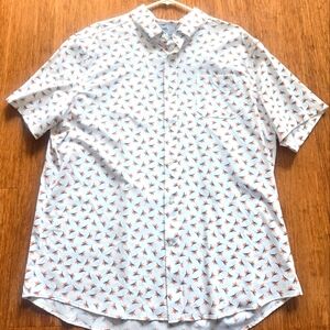 Southern Tide Short Sleeve Button Down Shirt